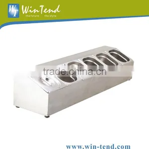 Stainless Steel 6-Condiment Holder thumbnail-1