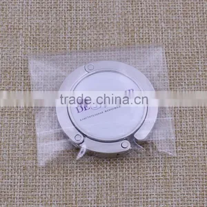 Customized Logo Promotion Round Foldable Bag Hanger / Holder With Epoxy Sticker thumbnail-5