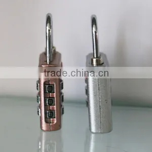 2016 TSA Padlock 3 Digital Unique Design Manufacturer Customized Design Combination TSA Lock thumbnail-3