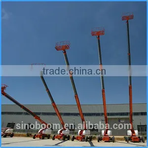 China Manufacturer Wholesale CE Approved Self-propelled Hydraulic Mobile Lift Platform/aerial Boom Lift thumbnail-1