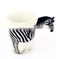 Cow 3D Creative Mug, Deer, Dog, Zebra, Horse, Chimpanzee, Elephant, Camel, Giraffe, Ji Wawa, Satsuma Mug thumbnail-4