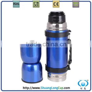 20 oz Stainless Steel Vacuum Thermos - Portable Insulated Travel Flask Bottle thumbnail-1