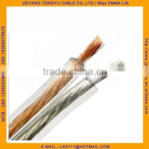 Straight Wire Pure Copper Transparent Clear Speaker Wire thumbnail-4
