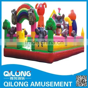 2016 Commercial Kids Inflatable Trampoline Children Funny Park thumbnail-1