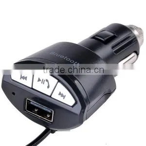 Bluetooth Audio Music Receiver Usb Car Chargers For Iphone 5C 5S Sam N9000 S4 S3 AUX SV005765 thumbnail-4