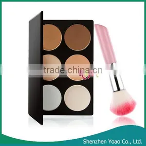 Wholesale 6 Color Makeup Blush Chemical Powder Blush With Blush Brush thumbnail-1