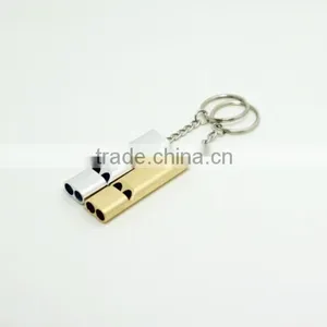 Aluminum Alloy Outdoor Whistle With Two Holes thumbnail-2