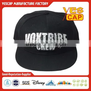 New Custom Embroidered Flat Brim Snapback Cap thumbnail-4