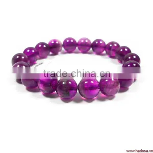 Amethyst Stone, Amethyst Bracelets , Amethyst Stone Bracelet Grade AA , thumbnail-1
