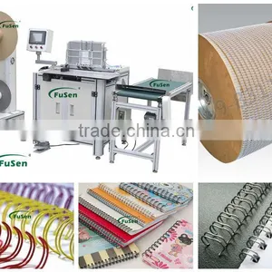 High Speed, Perfect Semi-automatic FS-520 Double Wire Binding Machine for Wall Calendar thumbnail-2