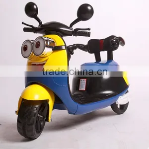 Cute Sytle Despicable Me Ride On 3 Wheel Powered Bicycle for Kids thumbnail-3