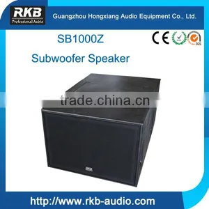 SB1000Z 18" Subwoofer Speaker Box, Outdoor Subwoofer Speaker thumbnail-1
