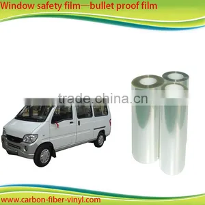 High Strength Building Safety Film/ Clear Car Window Safety Film Safety Film for Glass With Factory Price thumbnail-1