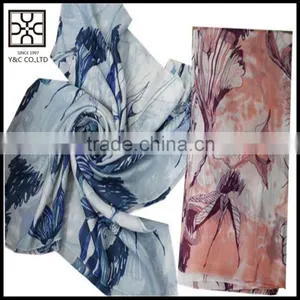 Polyester Floral Print Designer Scarf Wholesale China thumbnail-3