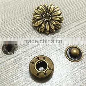 Custom Clothing Embossed Snap Fastener thumbnail-3