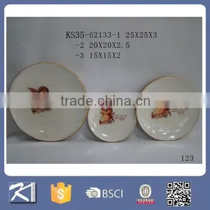Funny Ceramic Plate Christmas Decoration for Sale thumbnail-6