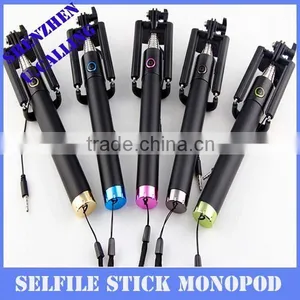 Top Quality Flexible Audio Cable Selfie Stick Folding Monopod For IPhone Smartphone thumbnail-6
