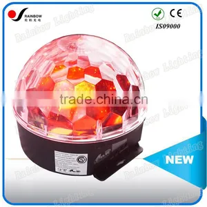 Mini Modern Lighting 2015 6PCS 3W RGBWYP LED Crystal Magic Ball Fancy Light Manufacturers in China thumbnail-1