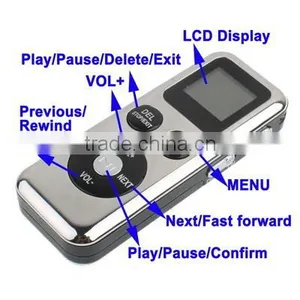 Support Telephone Recording 4GB Digital Voice Recorder Dictaphone MP3 Player With TF Card Slot thumbnail-3