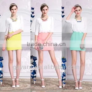 2014 New Dress and Skirt Suits for Ladies thumbnail-1