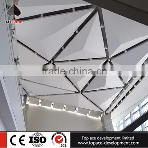Aluminum Products PE Spray Coating Aluminum Wall Panel Apply to Indoor Shaped Ceiling thumbnail-2