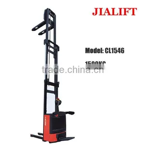 Full Electric Hydraulic Stacker 1500 Kg, 4600mm thumbnail-1