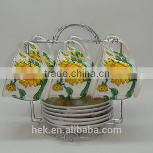 Wholesale Fine Price Ceramic Porcelain Coffee Cup and Saucer thumbnail-2