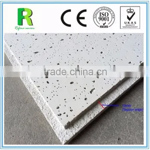 High Quality Tegular Edge Acoustic Mineral Fiber Ceiling Board thumbnail-1