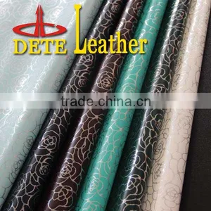 PU Printing Leather for Making Lady Dress Shoes thumbnail-1