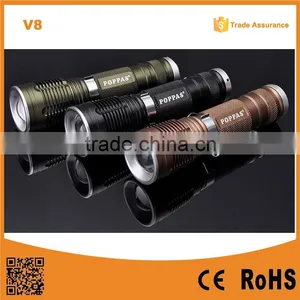 Rechargeable Outdoor Camping Waterproof Cheap Led Flashlight thumbnail-1