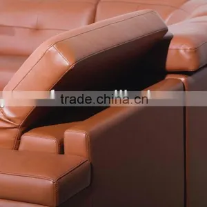 Germany Faux Leather Sectional Corner Sofa Modern thumbnail-4
