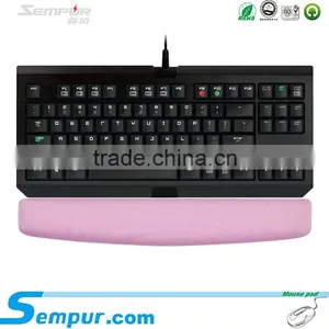 Large Size Gel Wrist Pad for Keyboards in Pink Color thumbnail-1