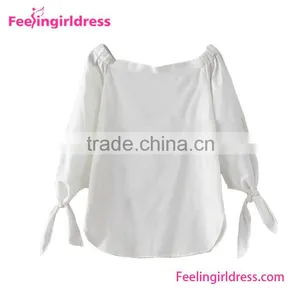 Fashion Designer Sketches of Long Cotton Blouse for Lady thumbnail-6
