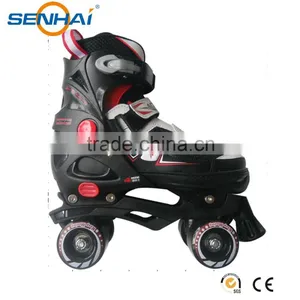 SENHAI/ACTION 2016 Professional Adjustable Roller Skates Plasstic Frame Roller Wheel Blade Skates 4 Wheels Skate Men Shoes thumbnail-1