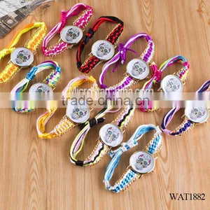 Elastic Knitting Watch Chain Skull Promotional Gift Watch thumbnail-6