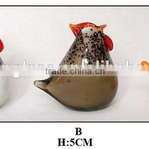 Colorful Glass Cock for Easter Gifts thumbnail-1