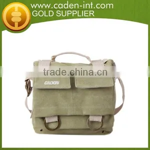 Caden Canvas Functional Camera Large Shoulder Bag thumbnail-5