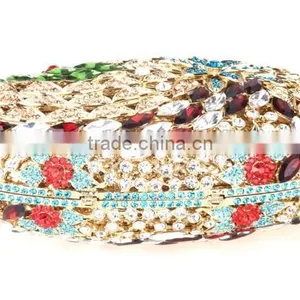 Wholesale Clutch Bags Fashion Evening Bag Designer Evening Crystal Bag Handmade thumbnail-5