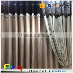 Pure Pinstripe Pattern Chenille Jacquard Fabric Using for Living Room Curtain Sofa Cushions Quality Choice thumbnail-5