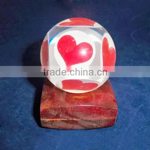 Food Ball Shape Crystal Craft/crystal Gift thumbnail-3