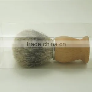 Wooden Shaving Brush Handles With 22mm Best Silvertip Badger Hair Knots thumbnail-4