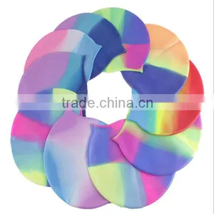 Mixed Color Swimming Caps,Silk Screen Printing Swim Caps,Swimming Hats thumbnail-1