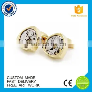 High End Custom Men's Watch Movement Cufflinks thumbnail-1