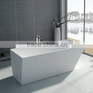 Italia Classic Design Natural Stone and Resin Stone Round Bathtub for Bathroom Furniture,freestanding Solid Surface Bathtub thumbnail-2