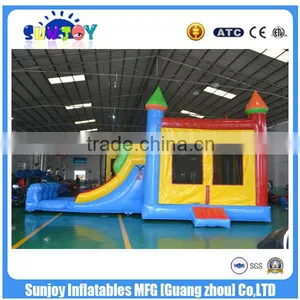 2016 New Design China Sunjoy Inflatable Combo Castle Combo With Slide Multicolorfor Sale Outdoors thumbnail-1