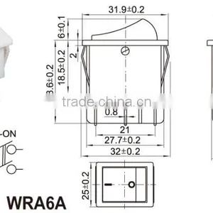 Mini Illuminated Rocker Switch,Hot Selling Rocker Switch/green Lighted Switch thumbnail-4