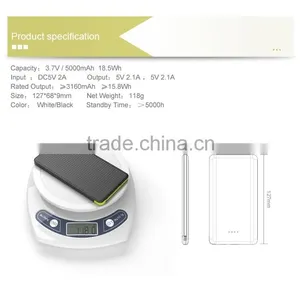PINENG PN-952 2016 New Version Ultra-thin 5000mAh Credit Card Power Bank thumbnail-4