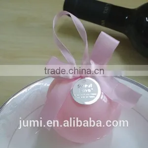 Plastic Round Ball Wedding Favors Candy Box Christmas Gift Box thumbnail-4
