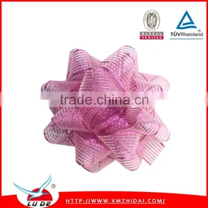 Customized Matte Metallic Ribbon Star Bow For Gift Packing thumbnail-2