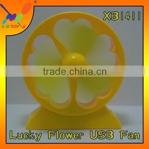 High Quality USB Cooling Lucky Flower Desk Fan for Notebook, Summer Gift,USB Table Fan thumbnail-2
